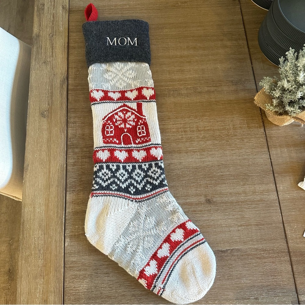Mom stocking - pottery barn kids